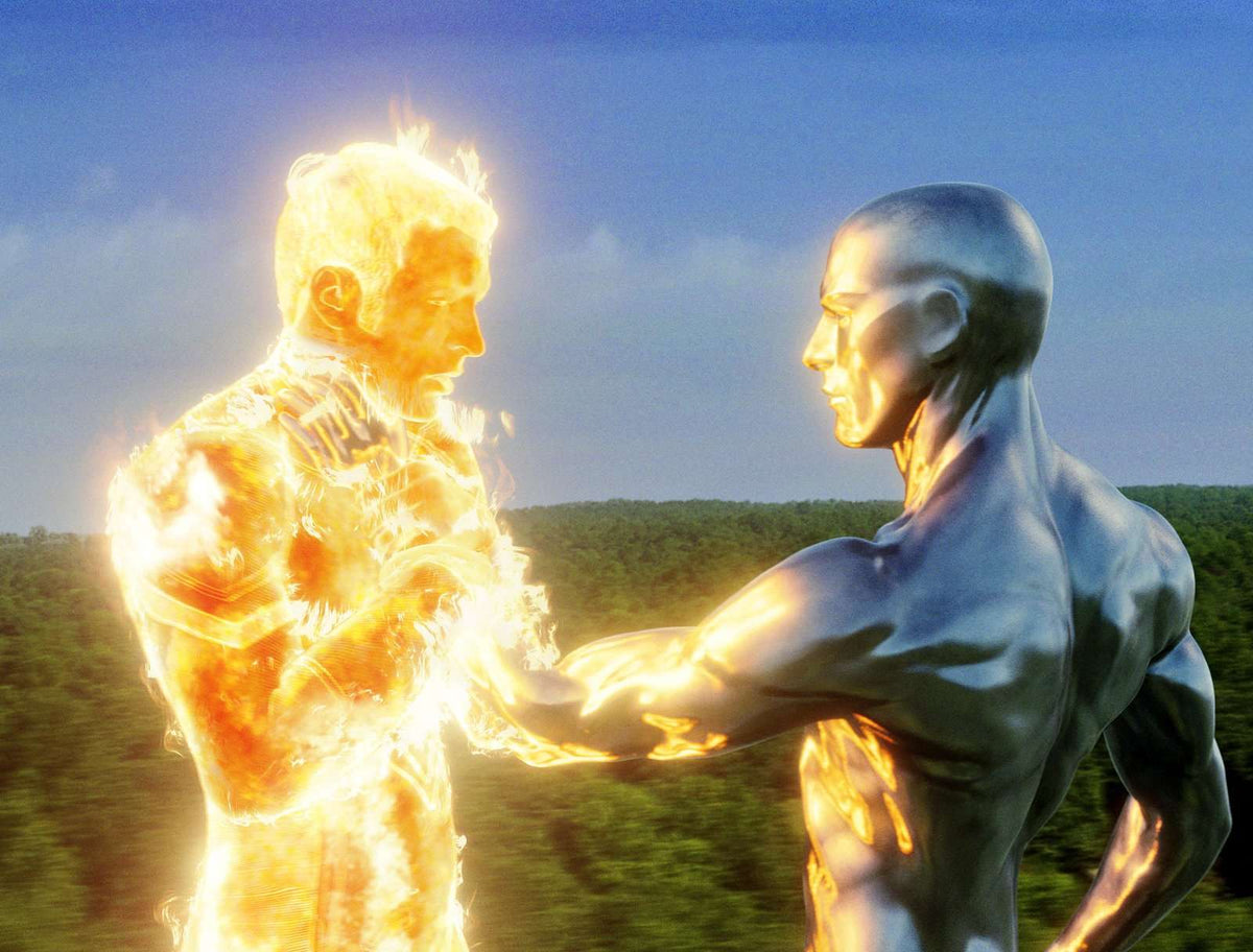 FANTASTIC FOUR: RISE OF THE SILVER SURFER Mediabook Cover B limited 500 UNCUT (Blu-ray + DVD)