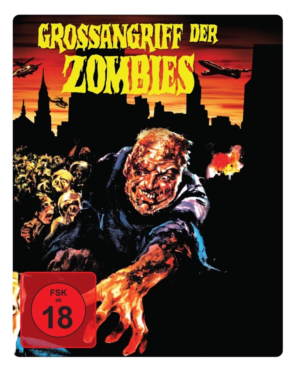 Grossangriff der Zombies 4-Disc METALLBOX limited 999 UNCUT (Blu-ray + DVD + Bonus DVD + Soundtrack Audio CD)