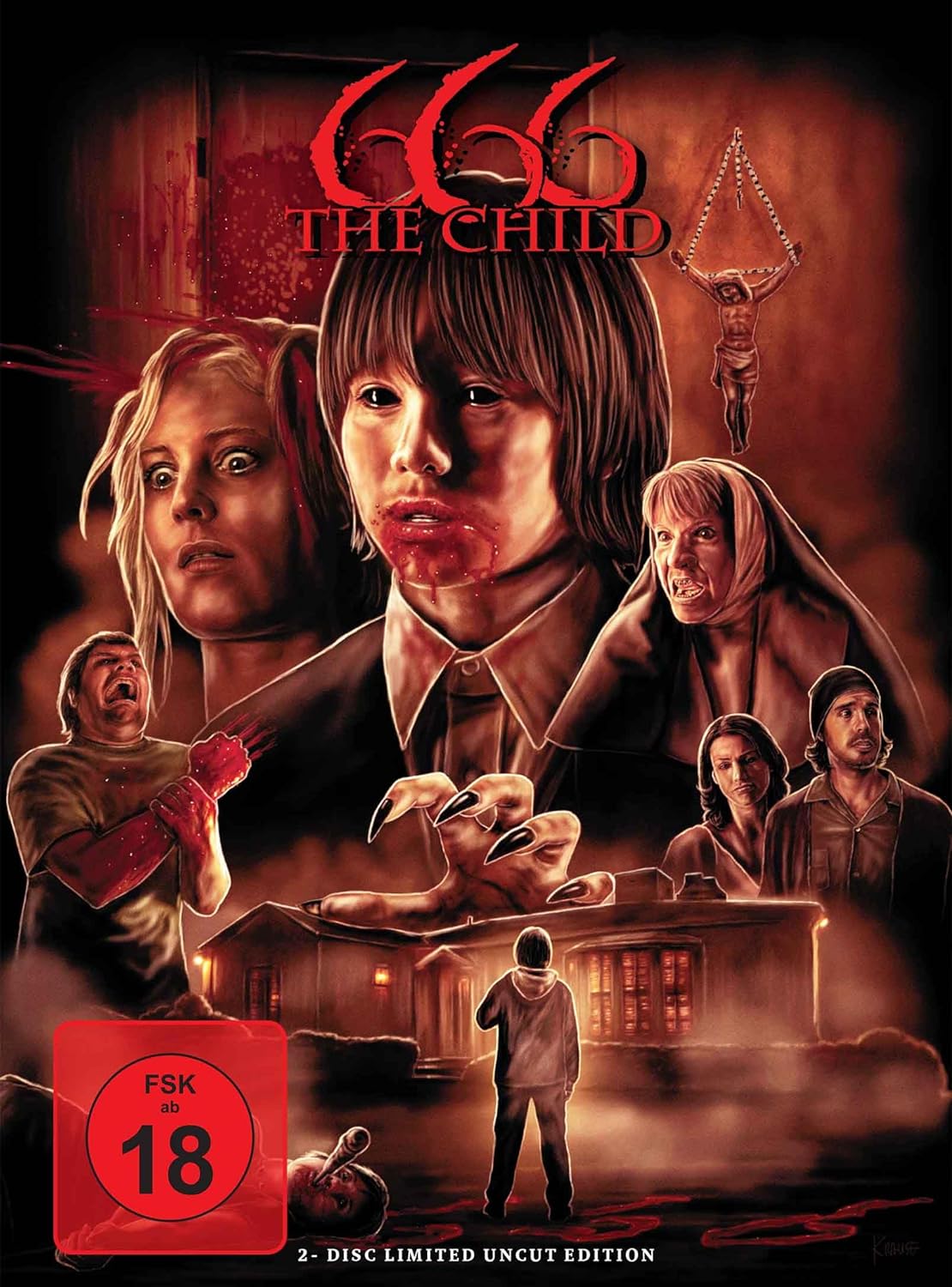 666-The Child Mediabook Cover A limited 500 UNCUT (Blu-ray + DVD)