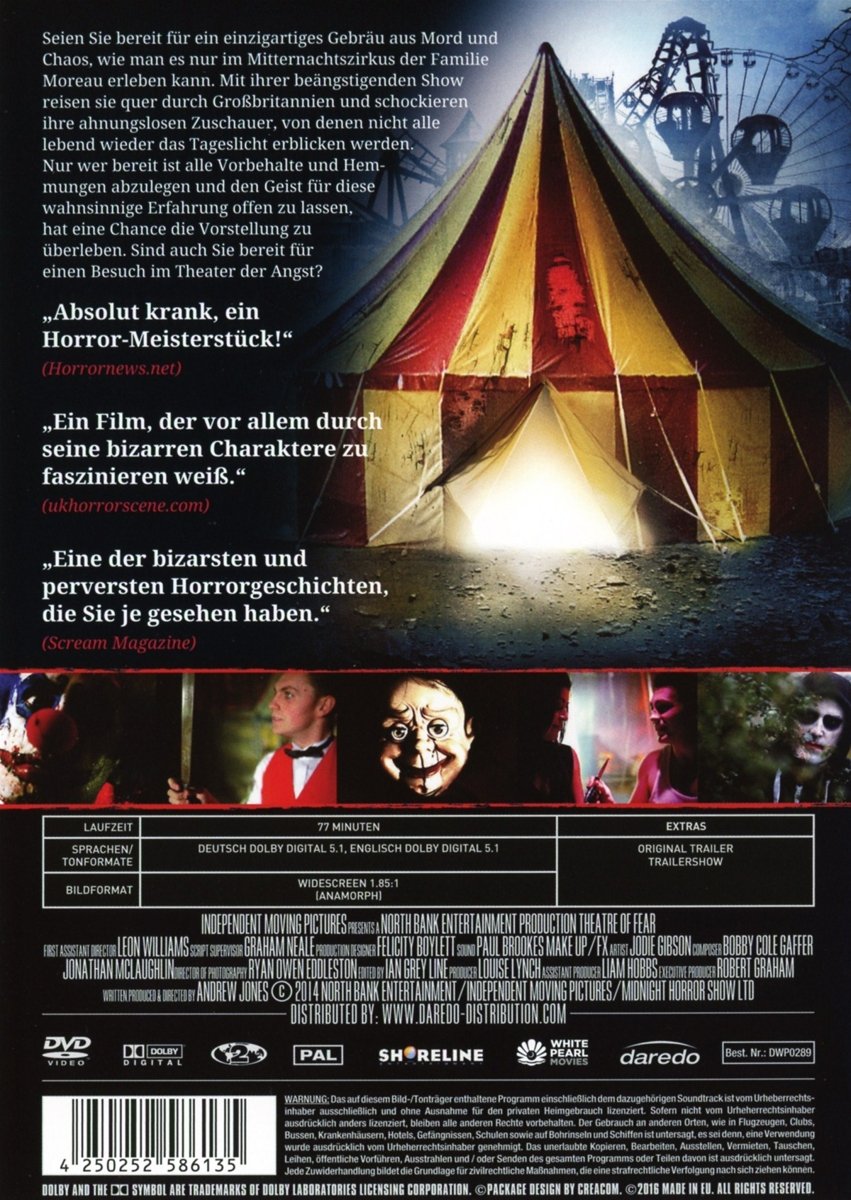 Theatre of Fear UNCUT (DVD)