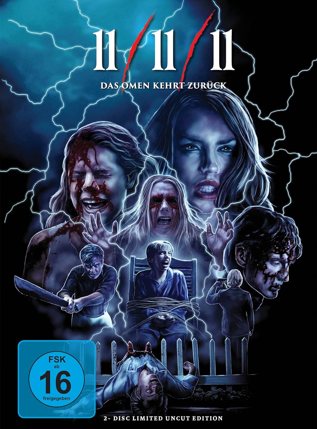 11/11/11-Das Omen kehrt zurück Mediabook Cover A limited 500 UNCUT (Blu-ray + DVD)