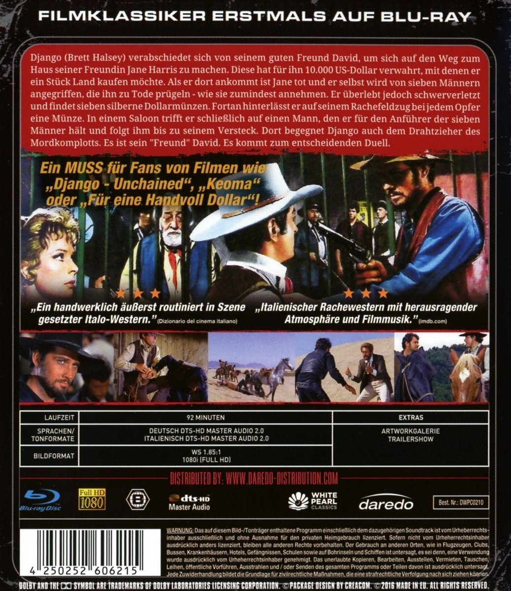 Django - Ein Silberdollar für den Toten UNCUT (Blu-ray)