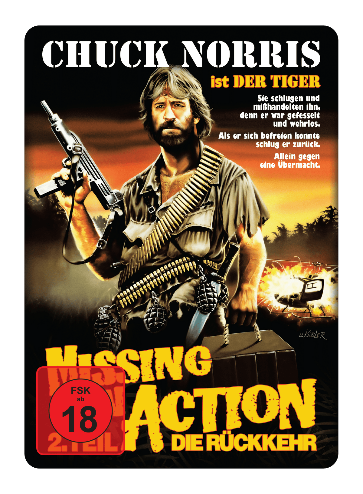 Missing in Action 2.Teil - Die Rückkehr METALLBOX DVD limited 777