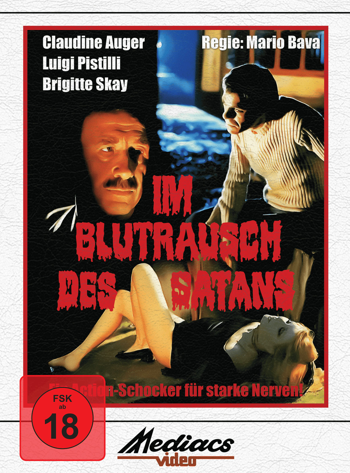 Im Blutrausch des Satans wattiertes Mediabook Cover B limited 99 UNCUT (Blu-ray + DVD)