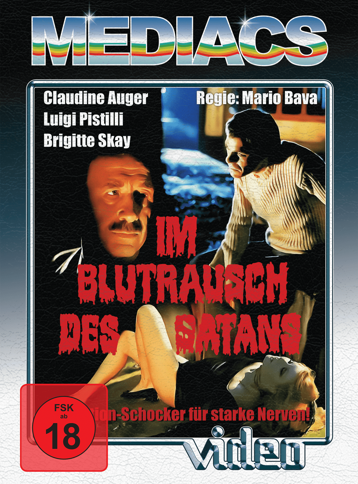 Im Blutrausch des Satans wattiertes Mediabook Cover D limited 99 UNCUT (Blu-ray + DVD)
