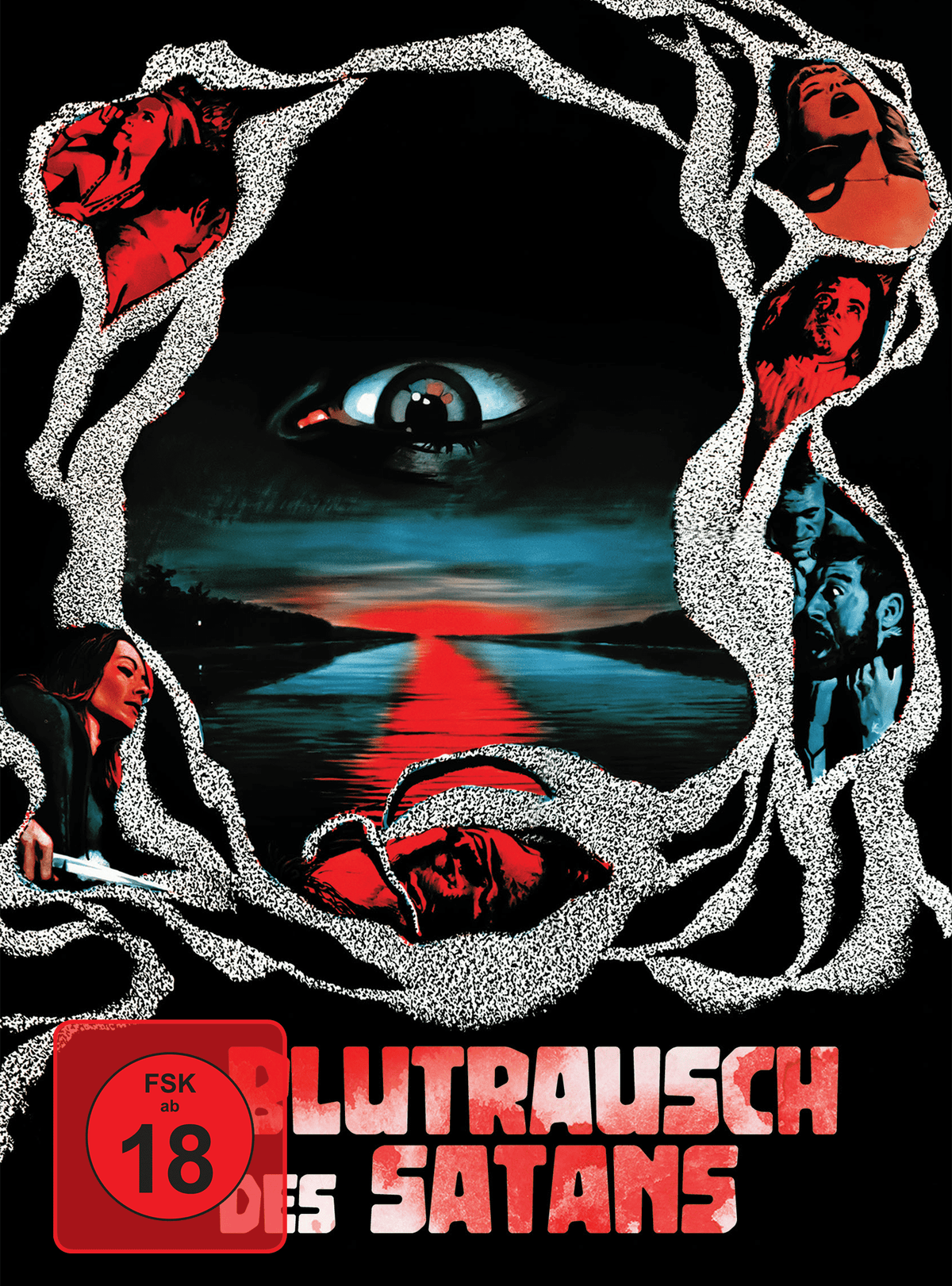 Im Blutrausch des Satans Mediabook Cover E limited 111 UNCUT (Blu-ray + DVD)