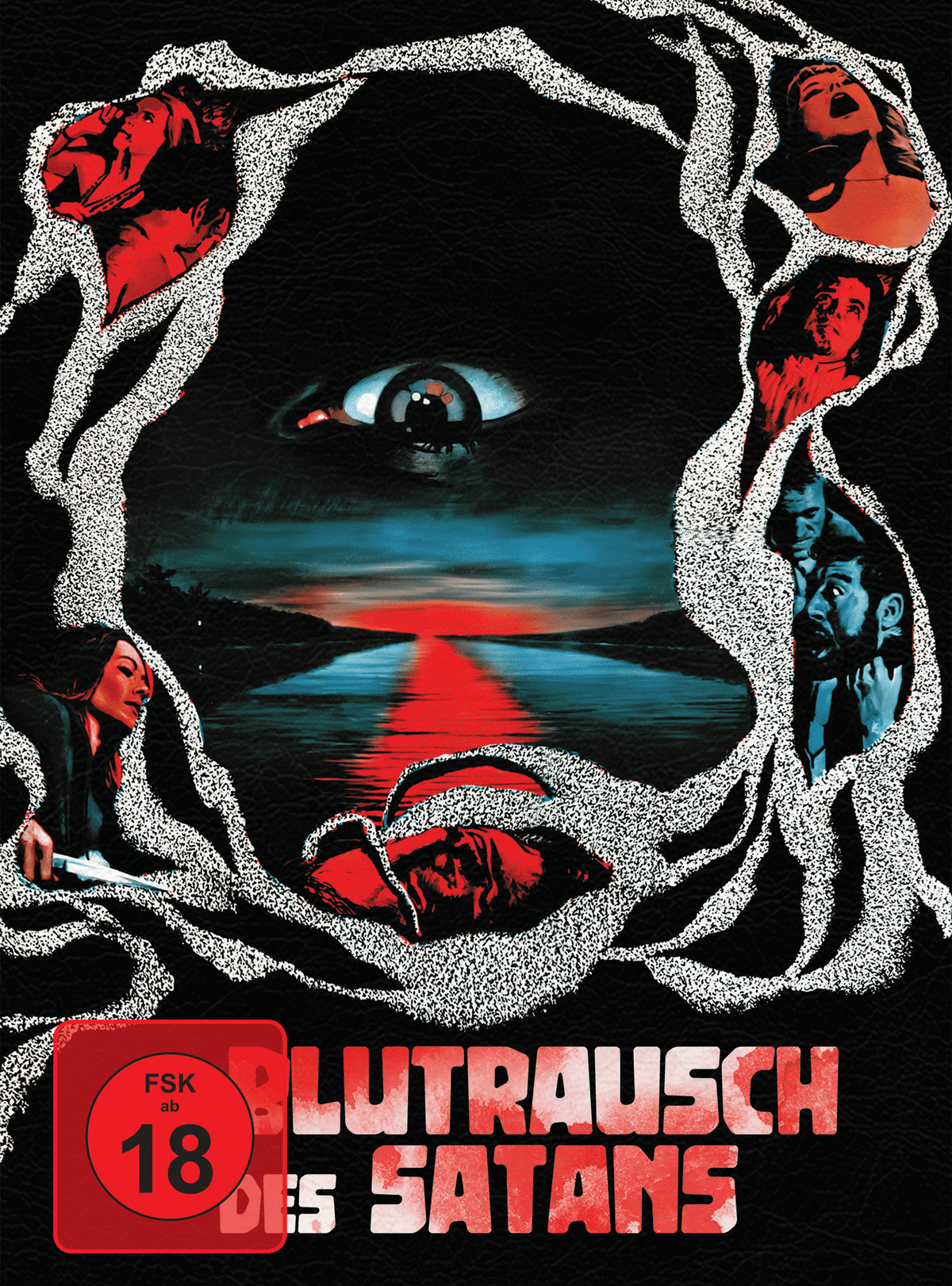 Im Blutrausch des Satans wattiertes Mediabook Cover E limited 66 UNCUT (Blu-ray + DVD)