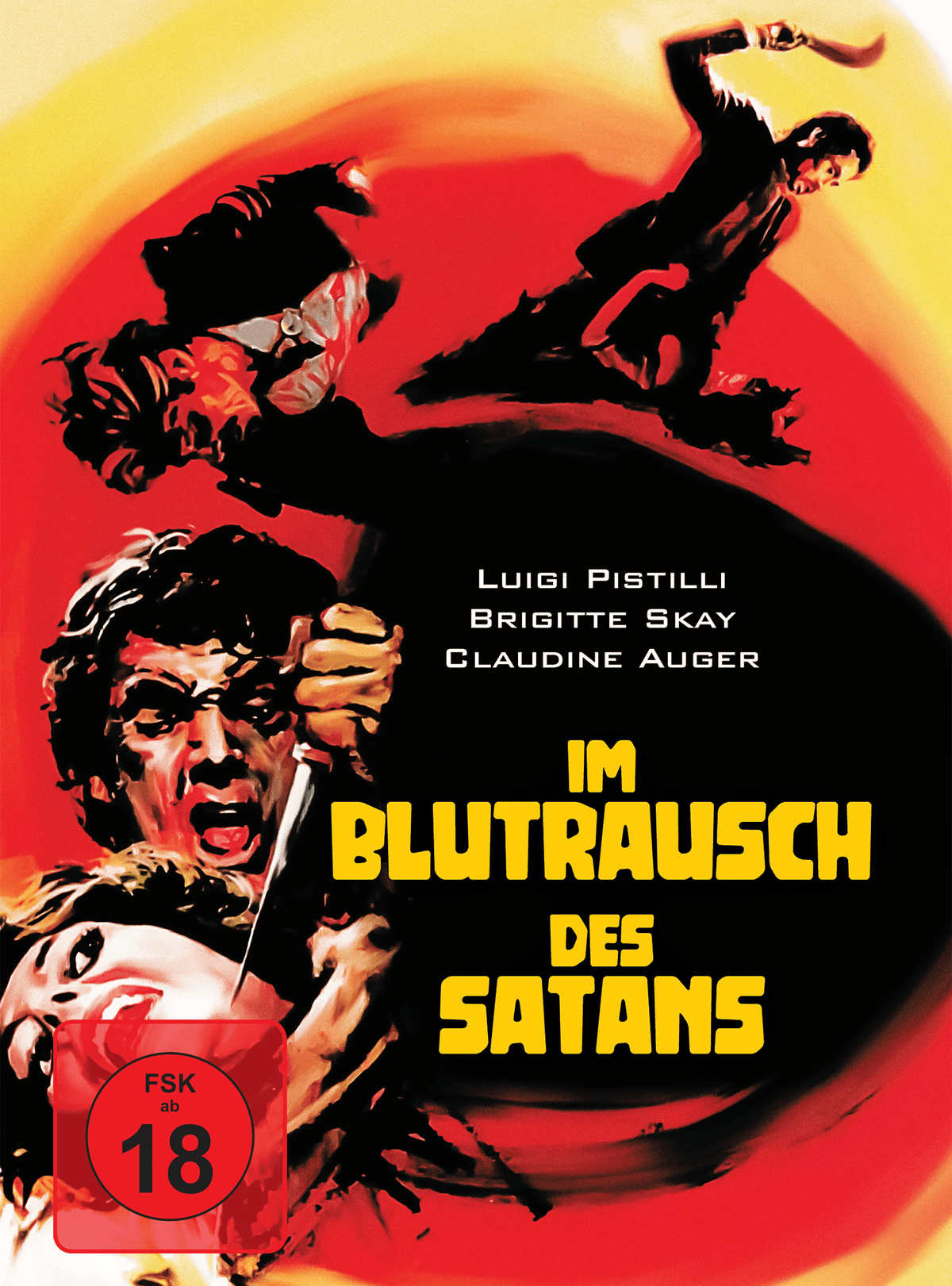Im Blutrausch des Satans Mediabook Cover F limited 111 UNCUT (Blu-ray + DVD)