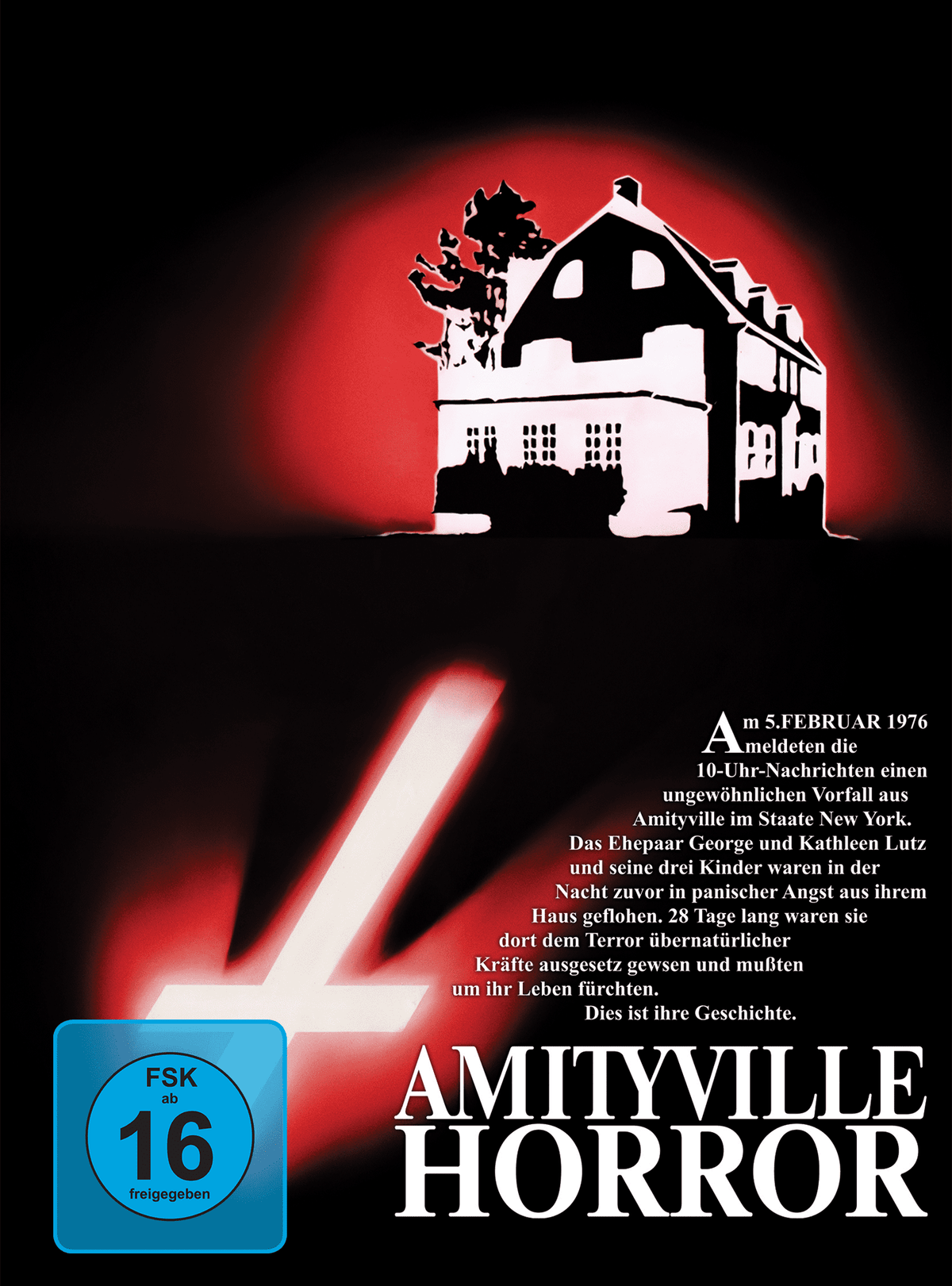 Amityville Horror 1979 Mediabook Cover B limited 250 UNCUT (Blu-ray + DVD)