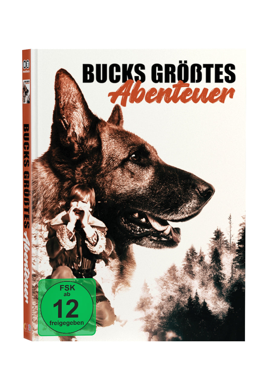 Buck's Greatest Adventure Mediabook Cover A limited 500 UNCUT (Blu-ray + DVD)