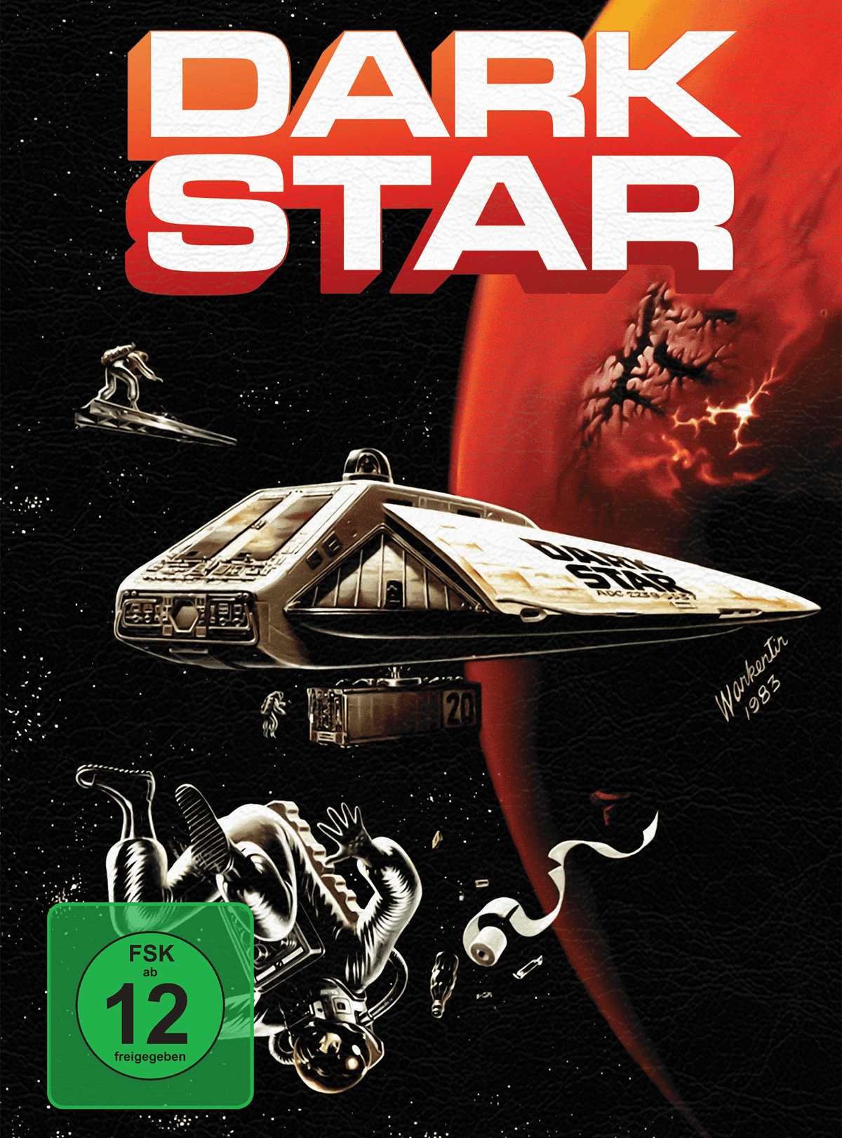 John Carpenter´s Dark Star padded Mediabook Cover C limited 99 UNCUT (Blu-ray + Bonus Blu-ray + DVD)