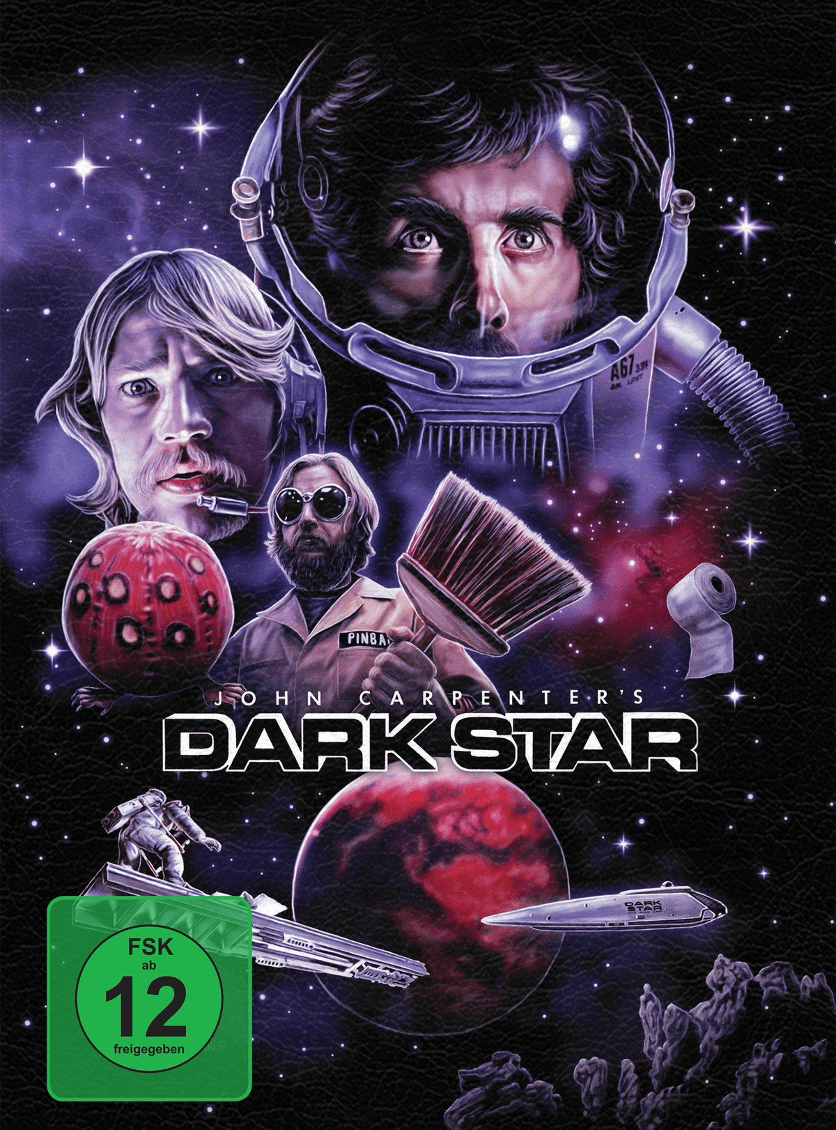 John Carpenter´s Dark Star padded Mediabook Cover H limited 99 UNCUT (Blu-ray + Bonus Blu-ray + DVD)