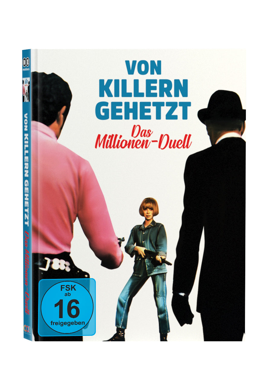 Das Millionen-Duell ( Von Killern gehetzt ) Mediabook Cover A limited 250 UNCUT (Blu-ray + DVD)