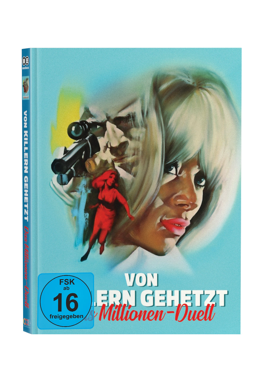Das Millionen-Duell ( Von Killern gehetzt ) Mediabook Cover B limited 250 UNCUT (Blu-ray + DVD)