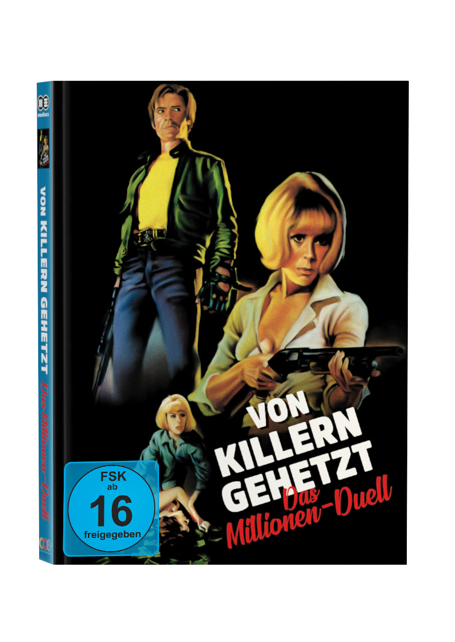 Das Millionen-Duell ( Von Killern gehetzt ) Mediabook Cover D limited 250 UNCUT (Blu-ray + DVD)