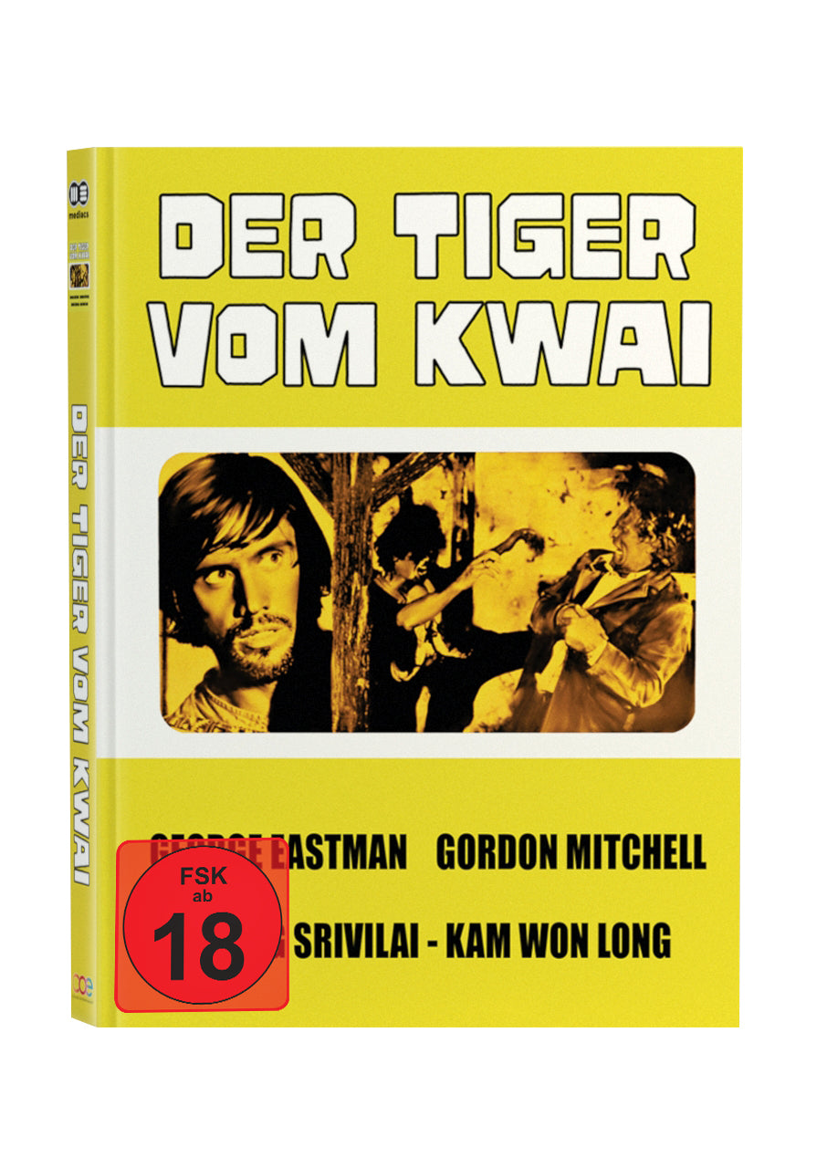 Der Tiger vom Kwai Mediabook Cover A limited 333 UNCUT (Blu-ray + DVD)
