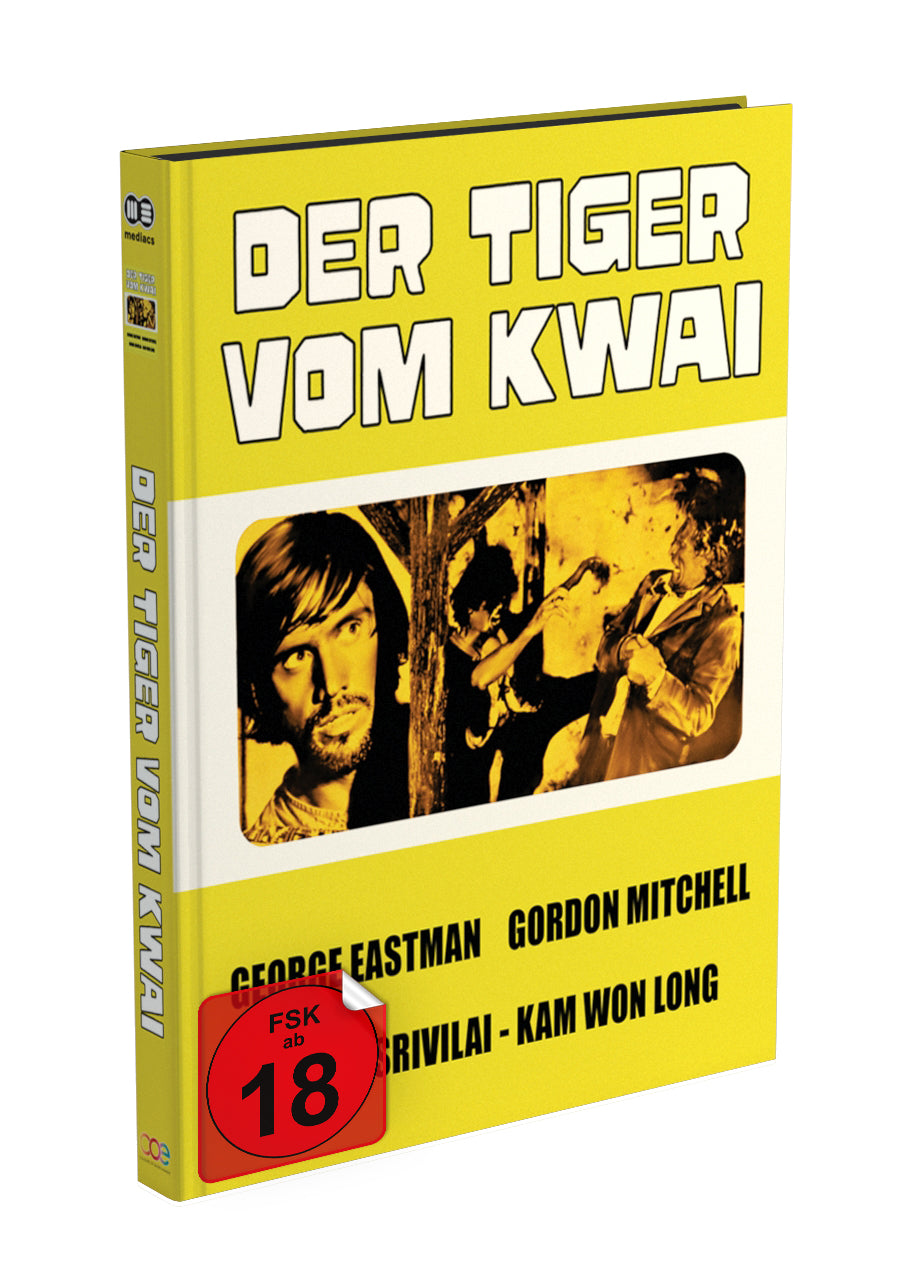 The Tiger of Kwai Mediabook Cover A limited 333 UNCUT (Blu-ray + DVD)