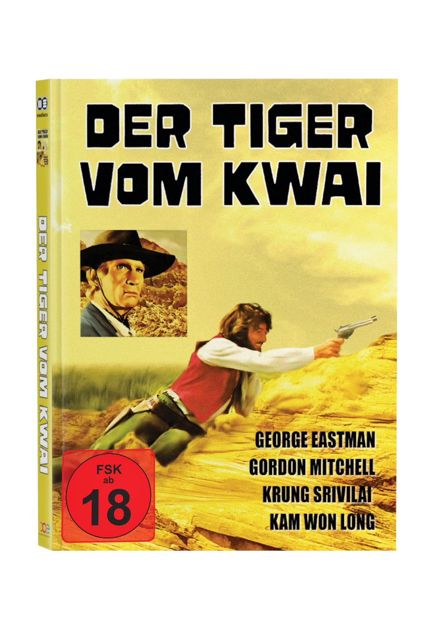 Der Tiger vom Kwai Mediabook Cover C limited 333 UNCUT (Blu-ray + DVD)