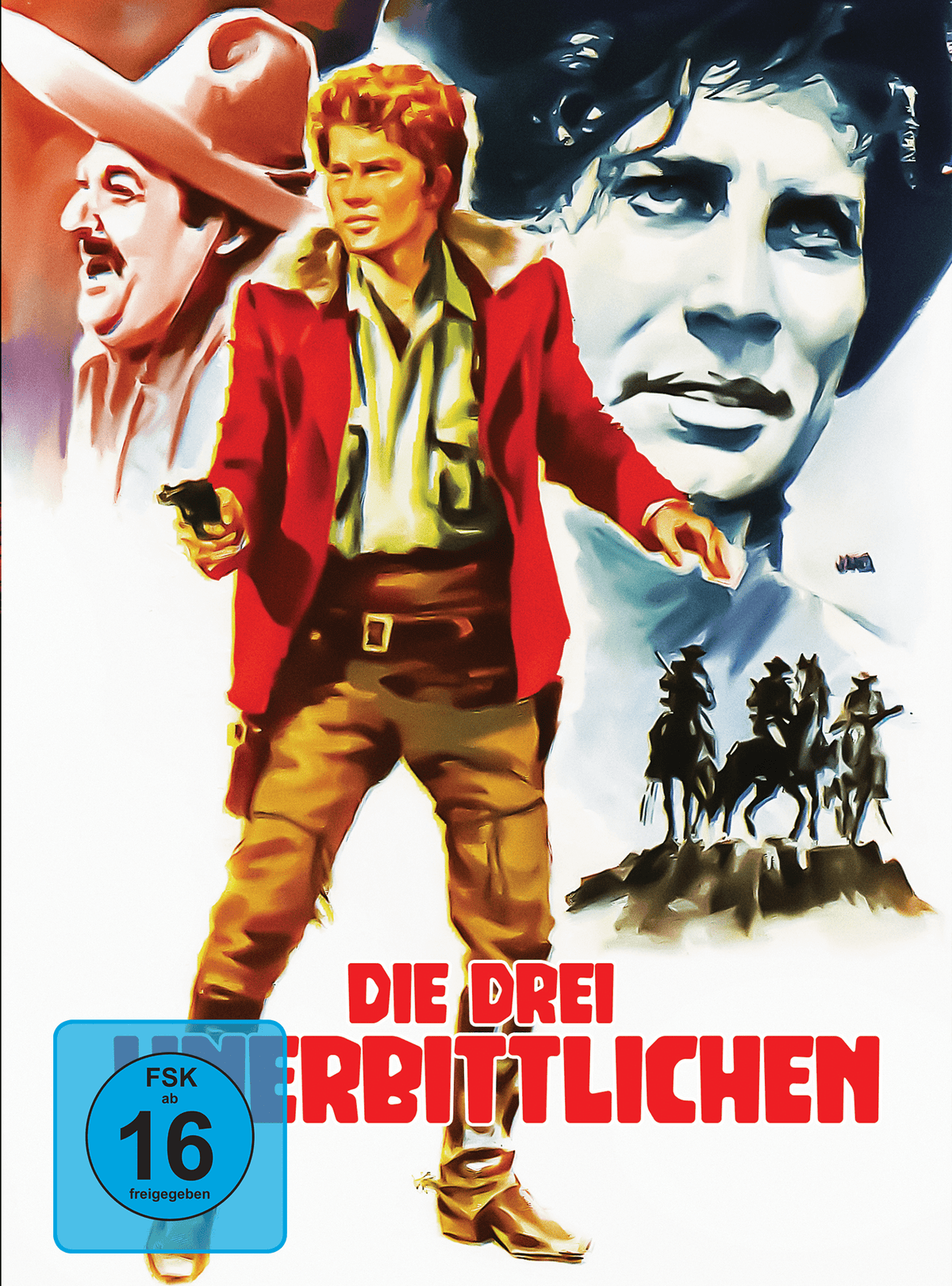 Die Drei Unerbittlichen Mediabook Cover B limited 333 UNCUT (Blu-ray + DVD)