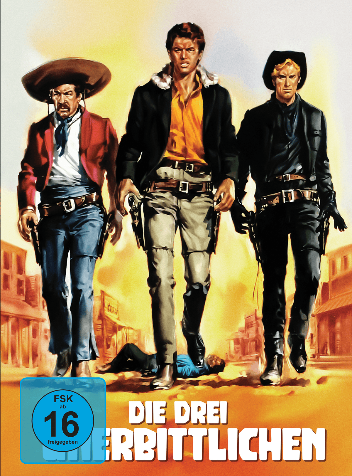 Die Drei Unerbittlichen Mediabook Cover C limited 333 UNCUT (Blu-ray + DVD)