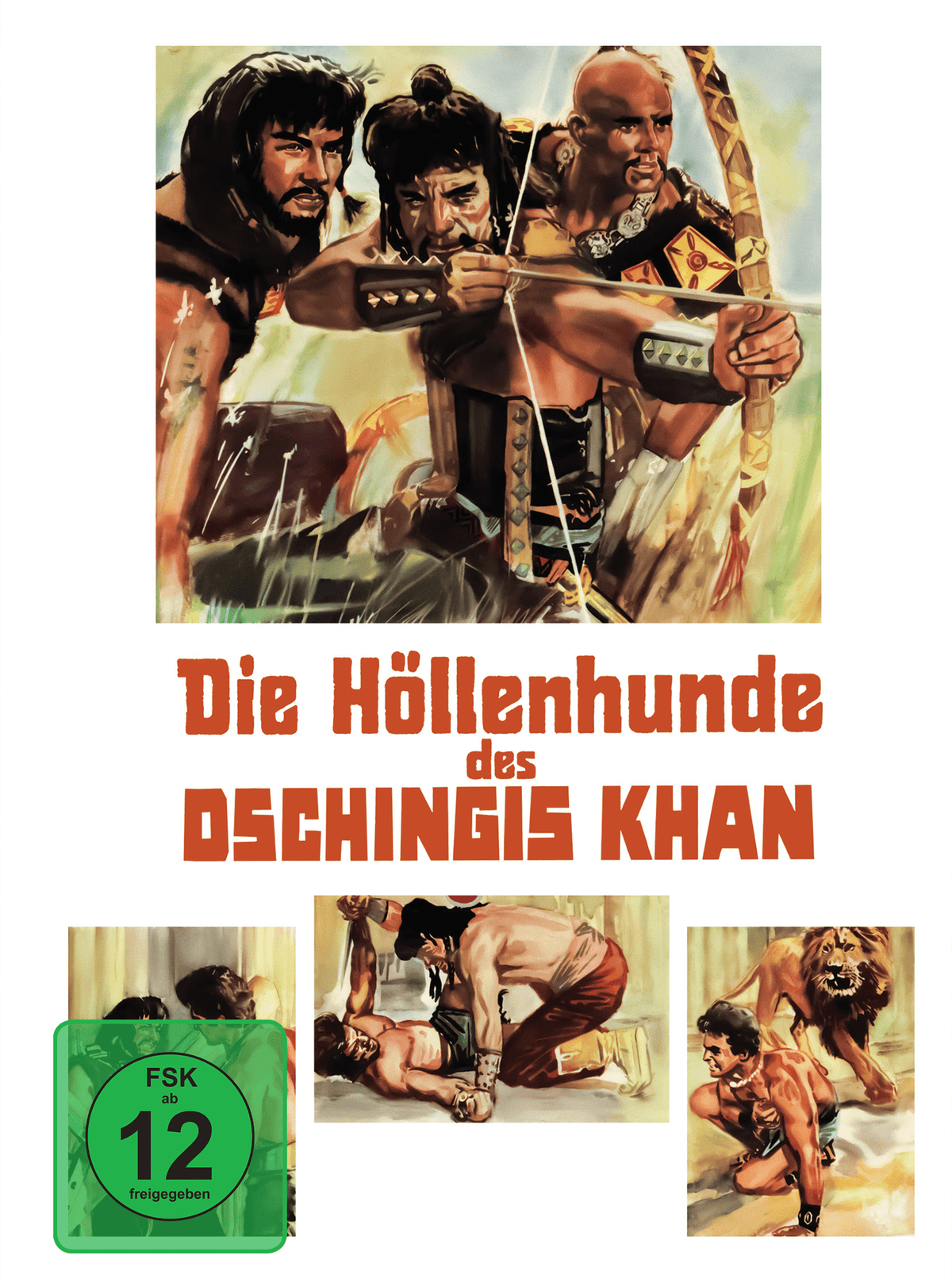 The Hellhounds of Genghis Khan Mediabook Cover A limited 333 (Blu-ray + DVD)
