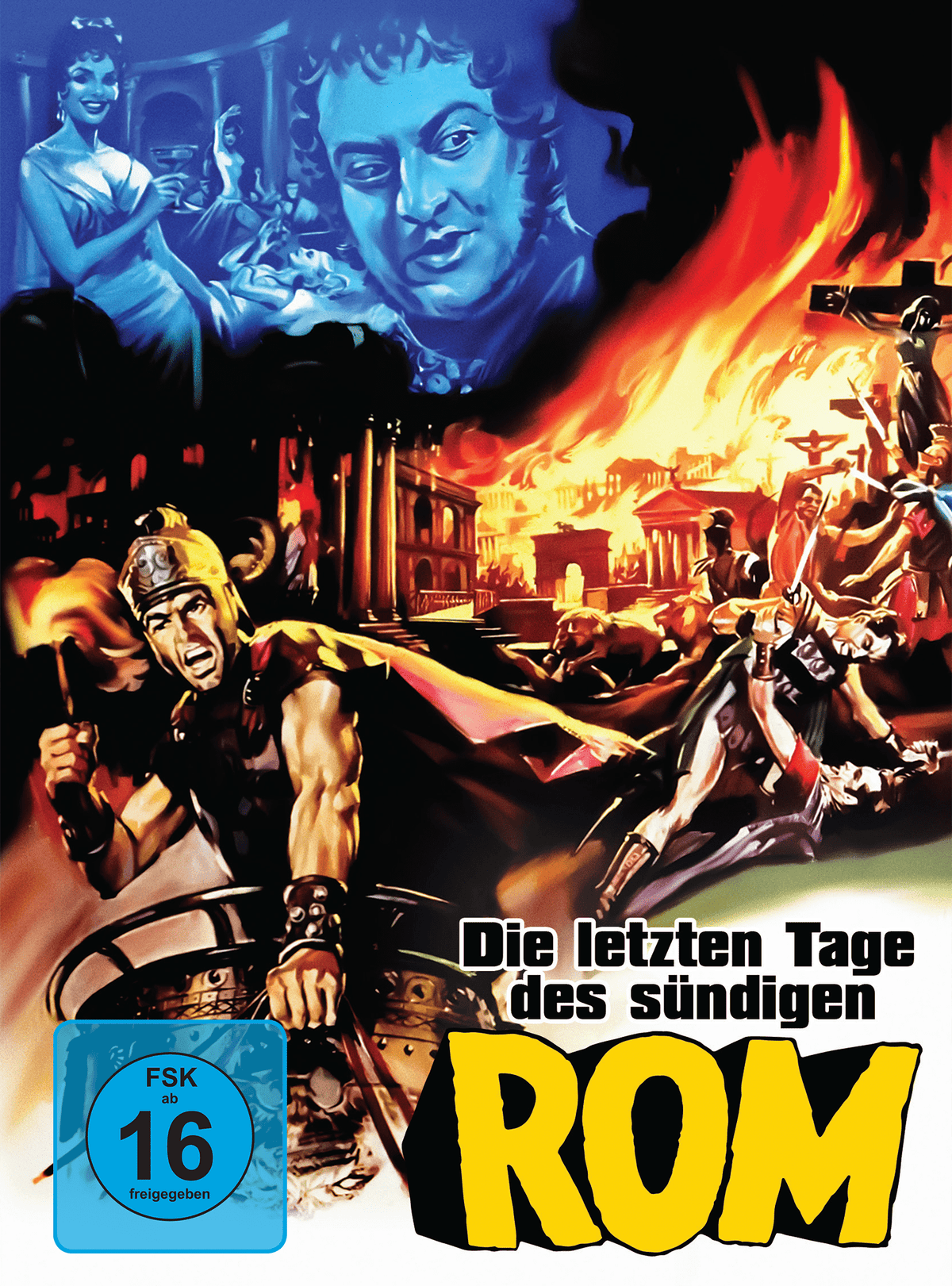 The Last Days of Sinful Rome Mediabook Cover A limited 250 UNCUT (Blu-ray + DVD)