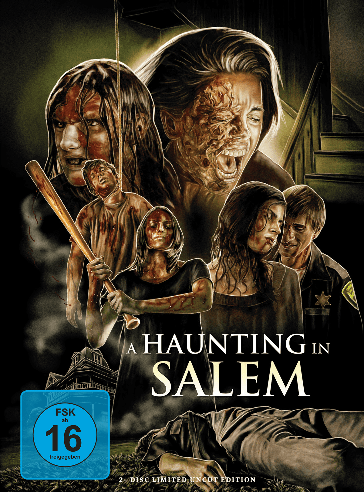 A HAUNTING IN SALEM Mediabook Cover A limited 500 UNCUT (Blu-ray + DVD)