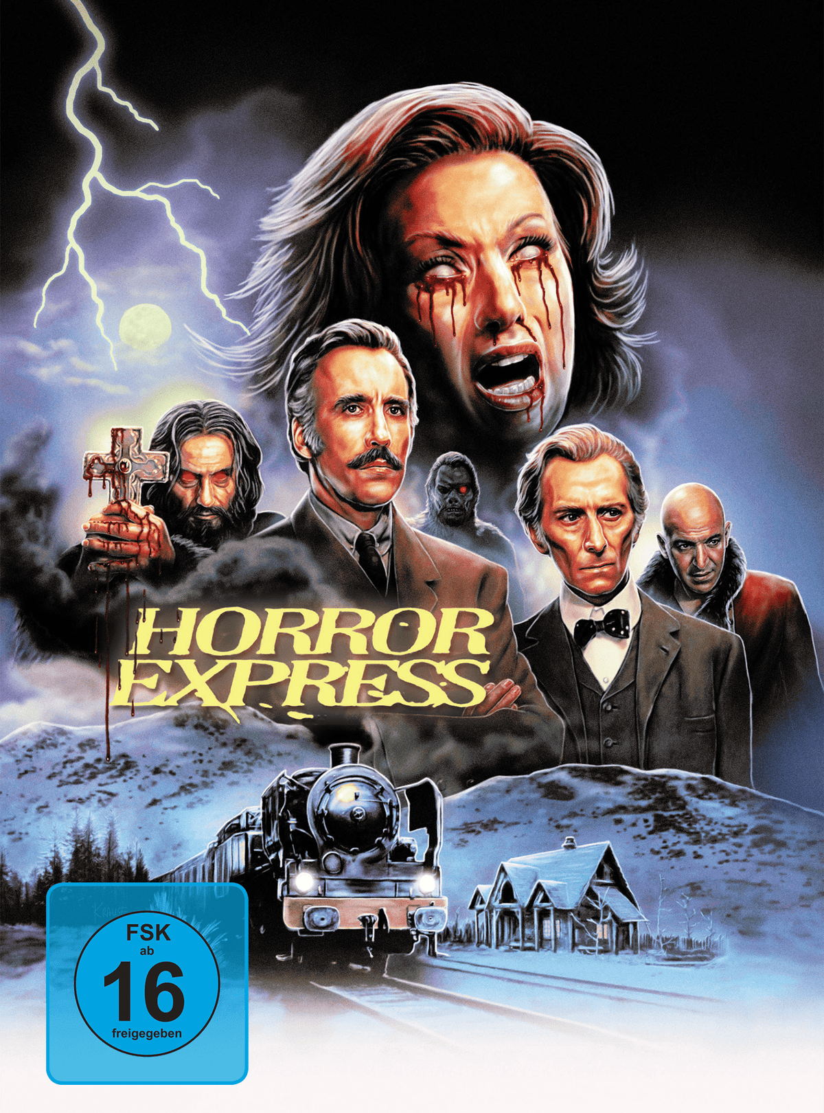 Horror Express Mediabook Cover D limited 500 UNCUT (Blu-ray + DVD)