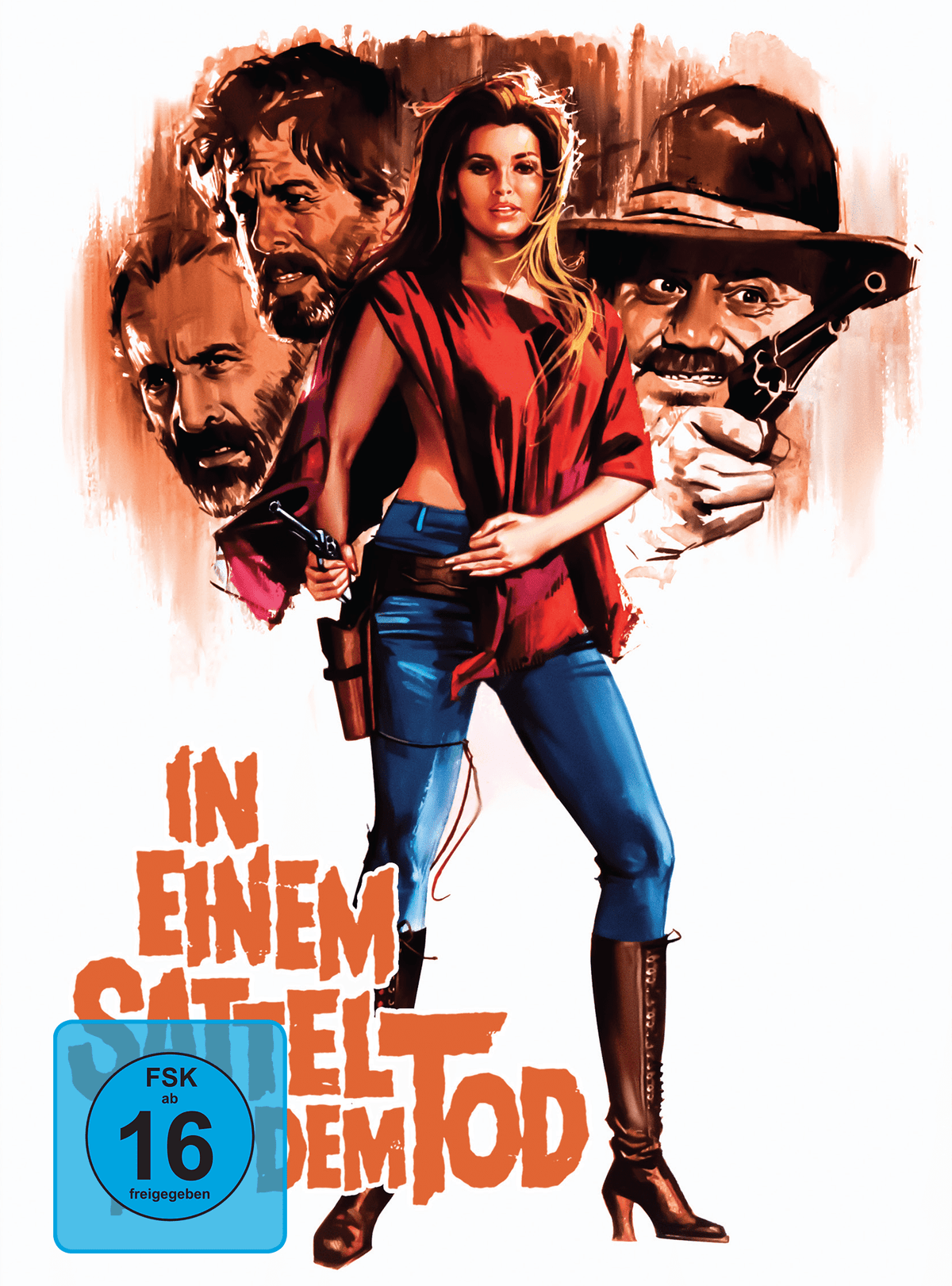 In einem Sattel mit dem Tod Mediabook Cover C limited 333 UNCUT (Blu-ray + DVD)