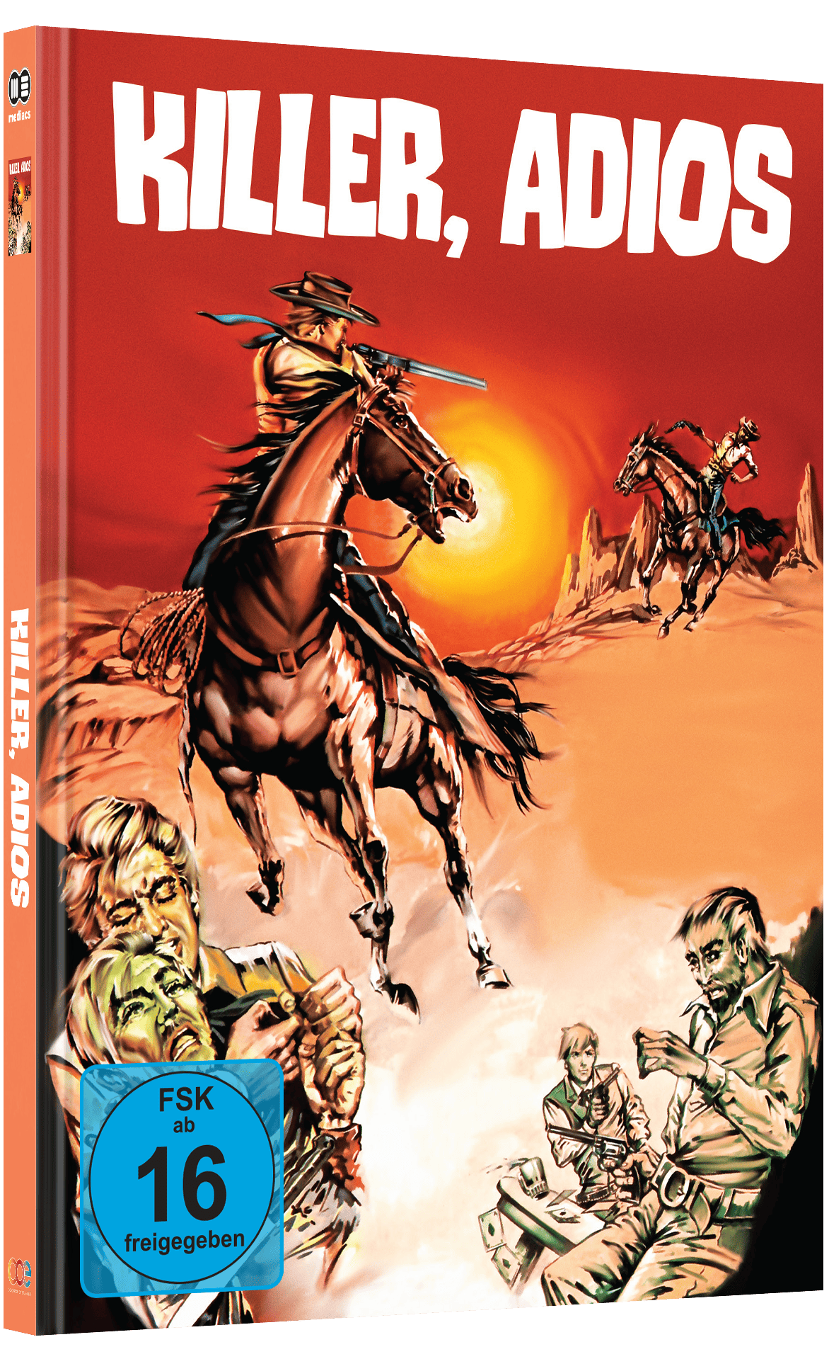 Killer,adios Mediabook Cover B limited 333 UNCUT (Blu-ray + DVD)