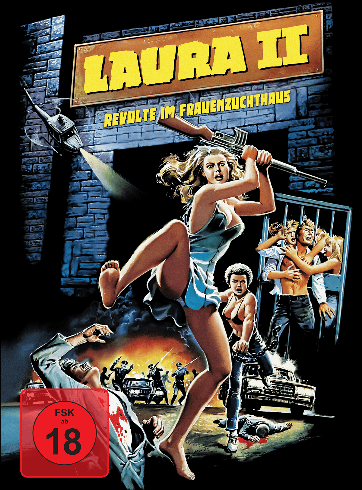 LAURA 2 - REVOLTE IM FRAUENZUCHTHAUS Mediabook Cover C limited 250 UNCUT (Blu-ray + DVD)