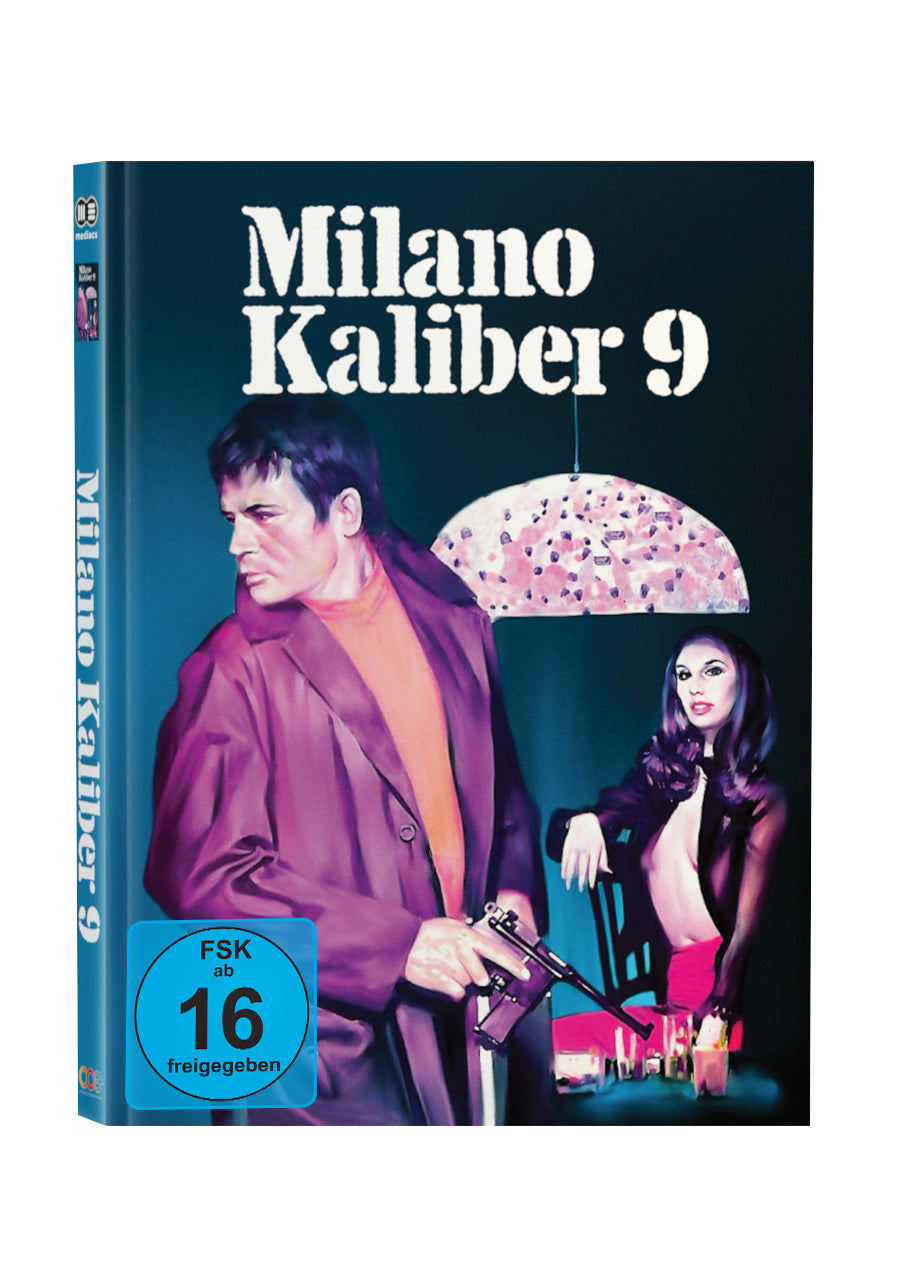 Milano Caliber 9 Mediabook Cover B limited 250 UNCUT (Blu-ray + DVD)