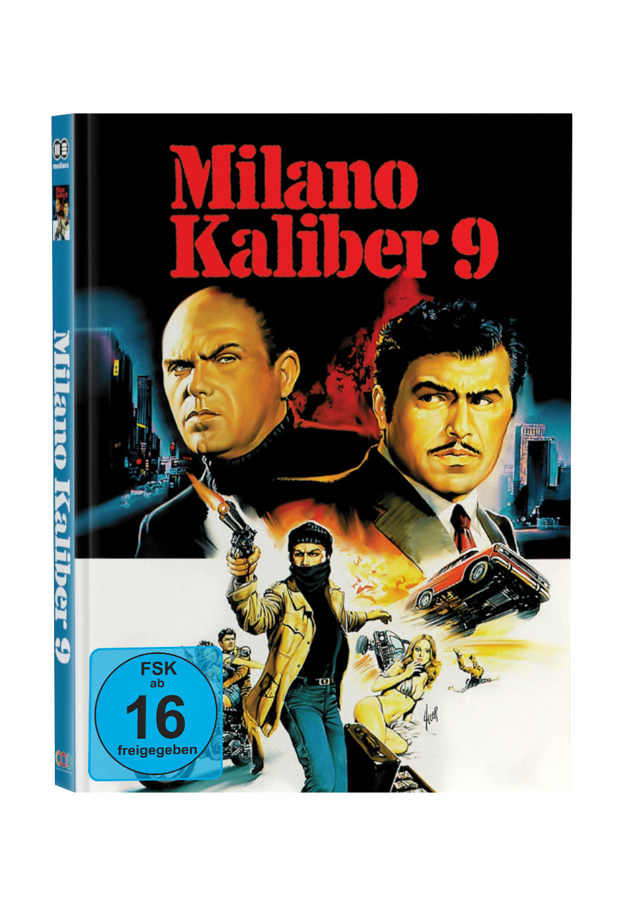 Milano Caliber 9 Mediabook Cover C Limited 250 UNCUT (Blu-ray + DVD)