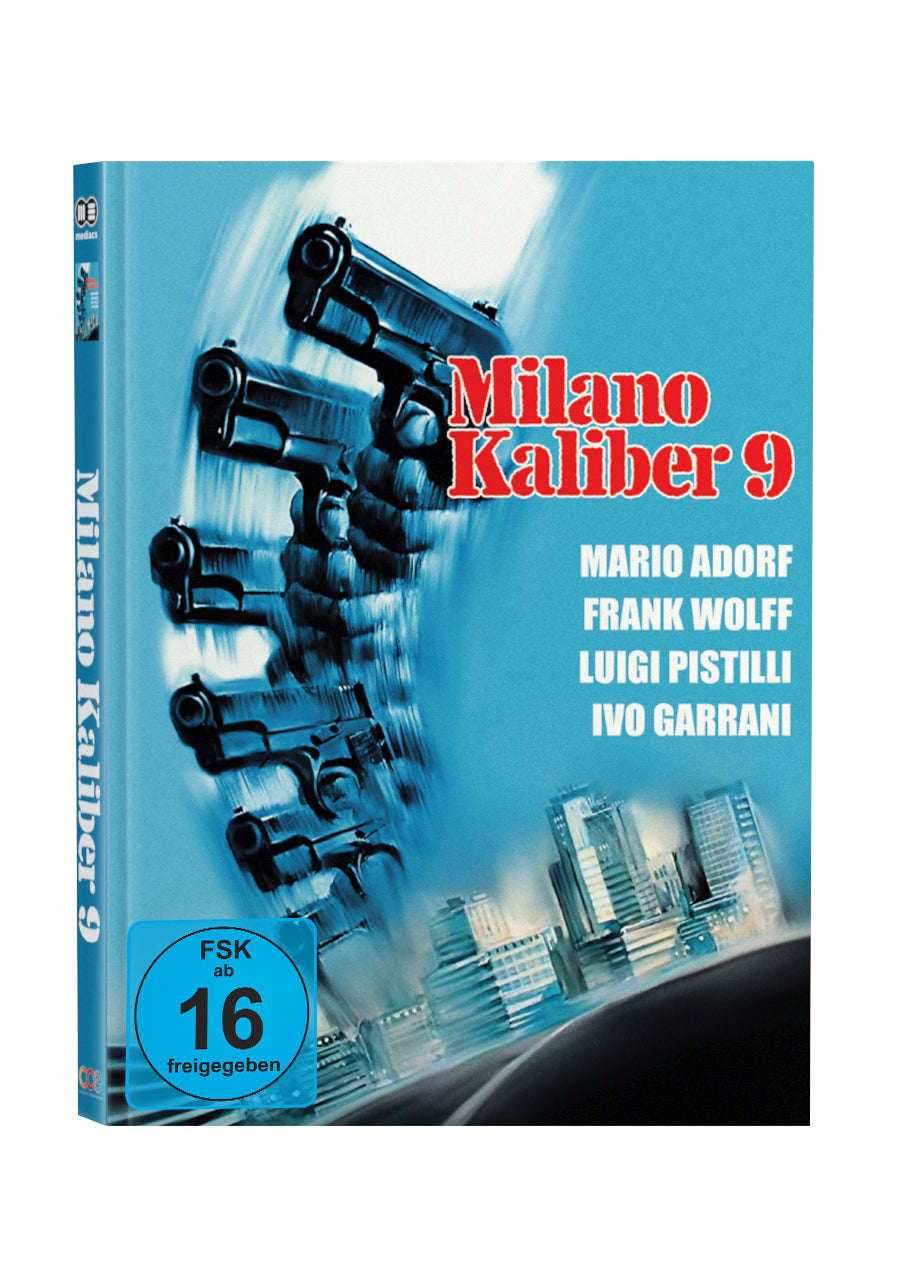 Milano Caliber 9 Mediabook Cover D limited 250 UNCUT (Blu-ray + DVD)