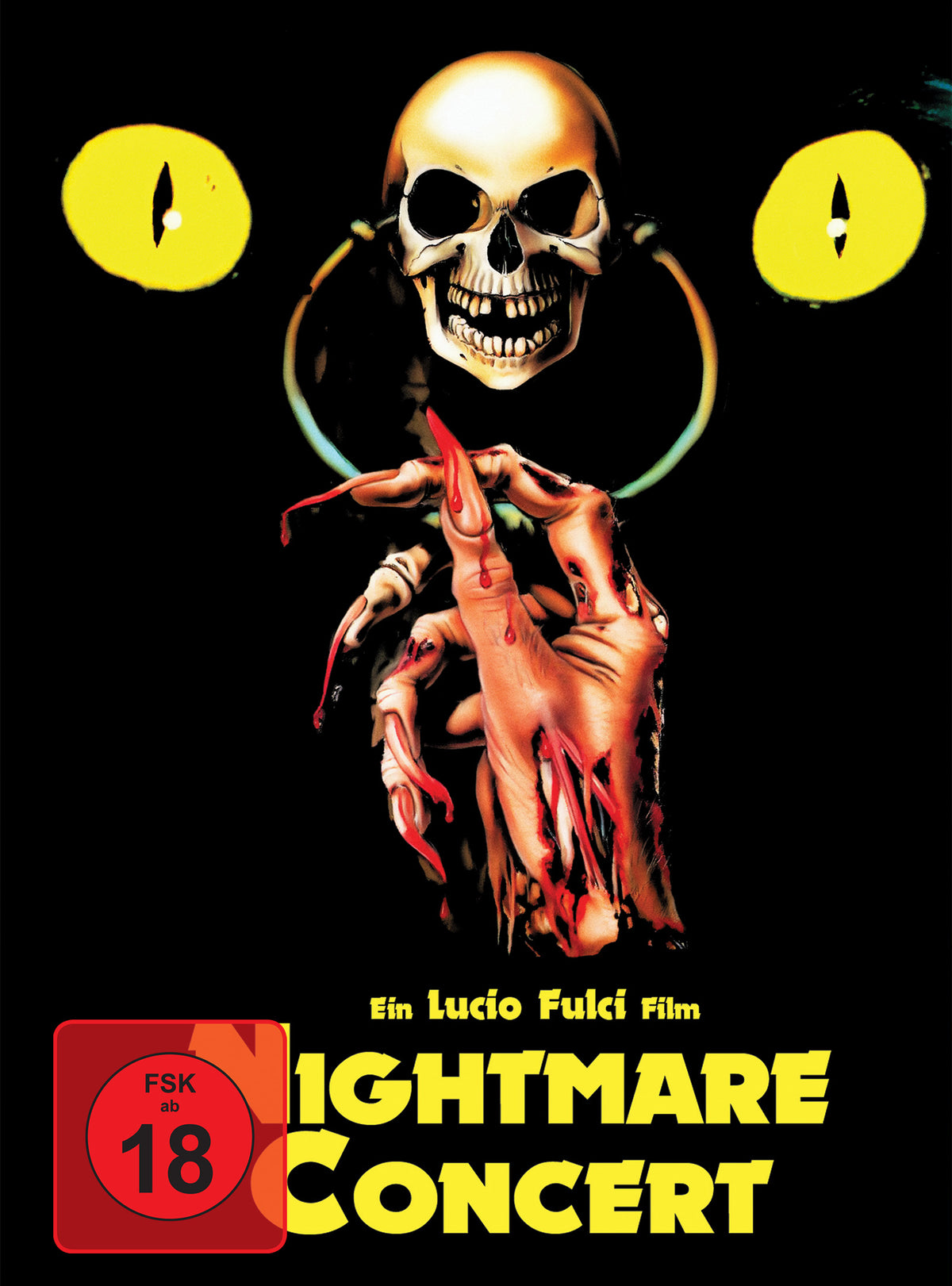 NIGHTMARE CONCERT Mediabook Cover A limited 333 UNCUT (Blu-ray + DVD)
