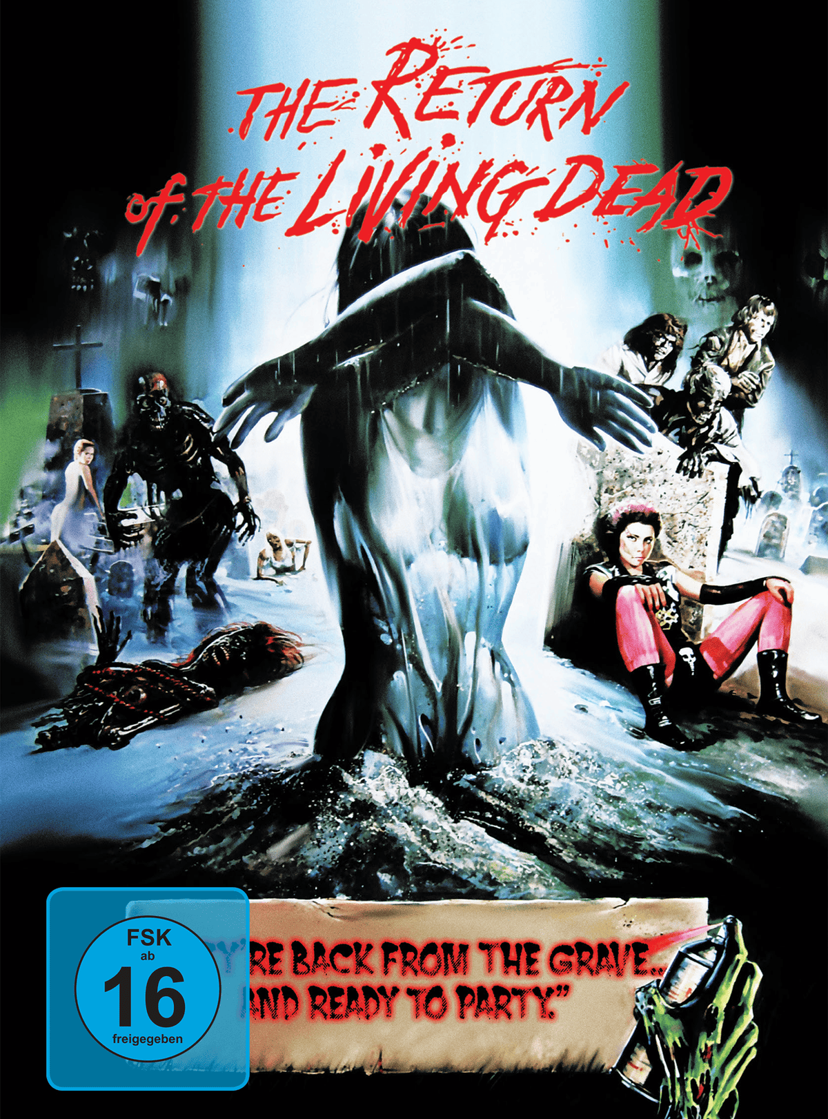 THE RETURN OF THE LIVING DEAD Mediabook Cover A limited 250 UNCUT (Blu-ray + DVD)