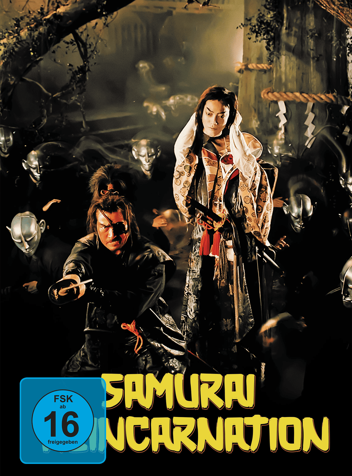 Samurai Reincarnation Mediabook Cover B limited 333 UNCUT (Blu-ray + DVD)