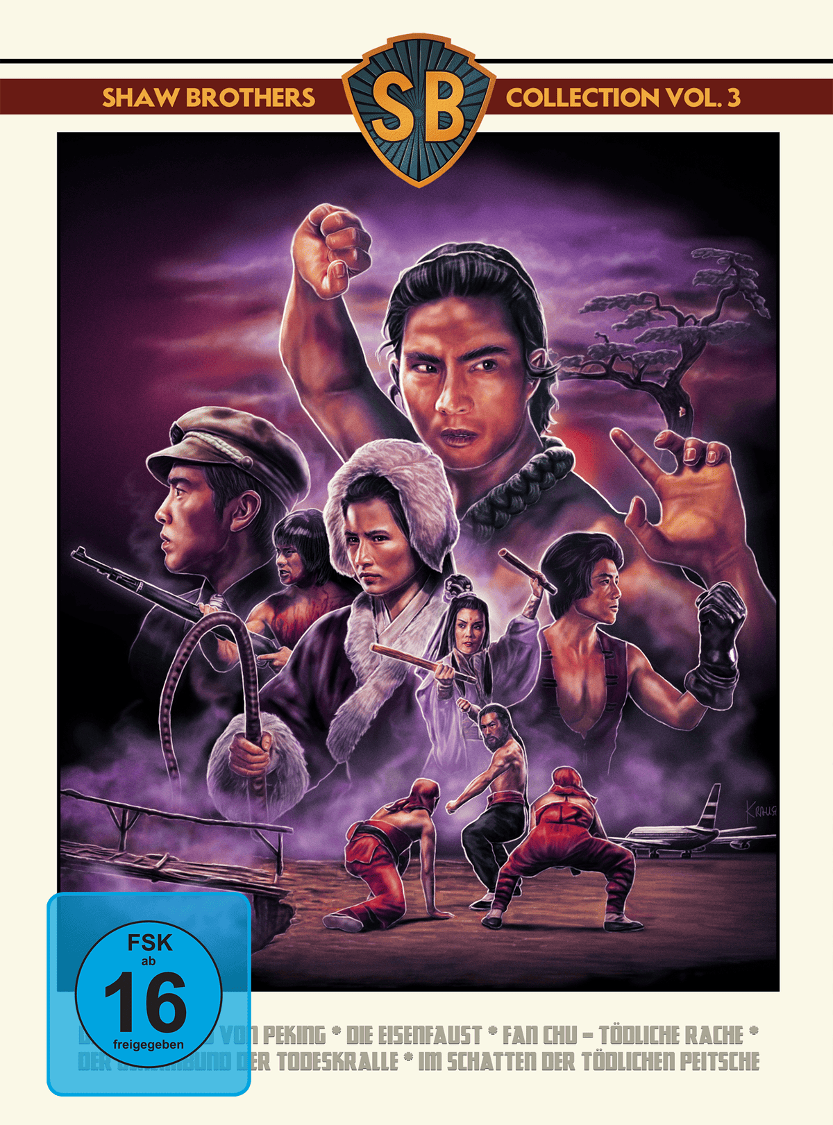 SHAW BROTHERS COLLECTION 3- 5-Disc BD Mediabook Cover A limited 500 (Blu-ray )
