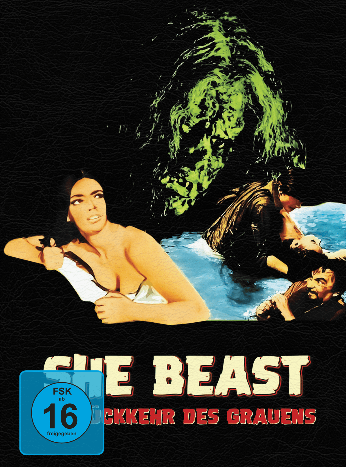 She Beast - Die Rückkehr des Grauens wattiertes Mediabook Cover D limited 99 UNCUT (Blu-ray + DVD)