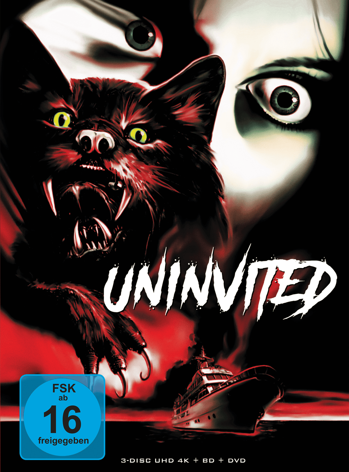 UNINVITED Mediabook Cover B limited 333 UNCUT (4K Ultra HD + Blu-ray + DVD)