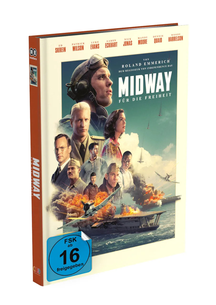 MIDWAY – Für die Freiheit Mediabook Cover A limited 999 UNCUT (4K Ultra HD + Blu-ray )
