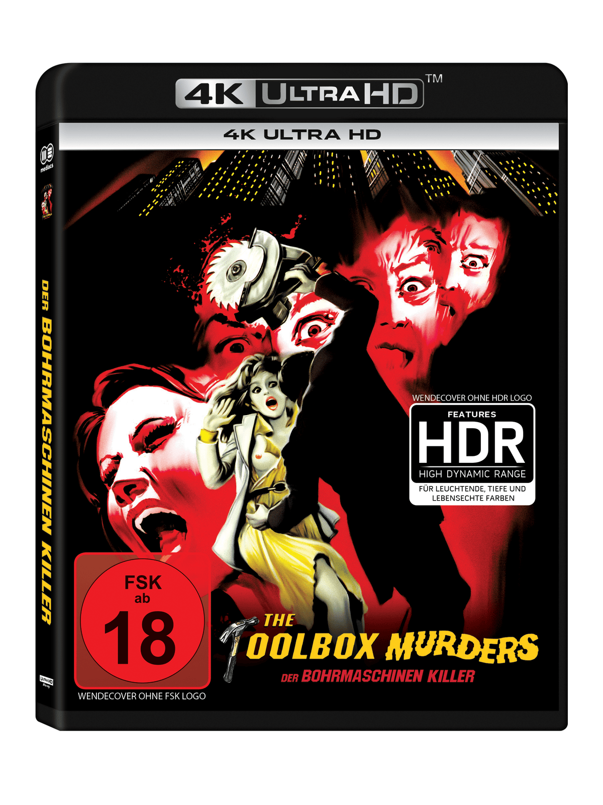 Der Bohrmaschinenkiller (The Toolbox Murders) Cover B 4K ULTRA HD