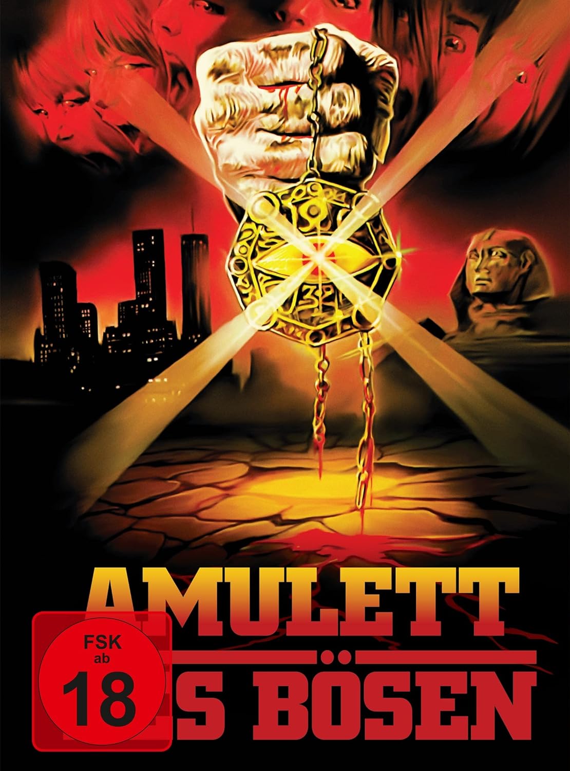 Amulett des Bösen (Manhattan Baby) Mediabook Cover A limited 333 UNCUT (Blu-ray + DVD)
