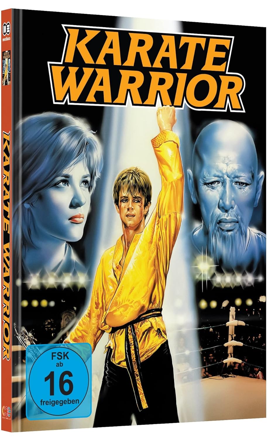 KARATE WARRIOR Mediabook Cover A limited 500 UNCUT (Blu-ray + DVD)
