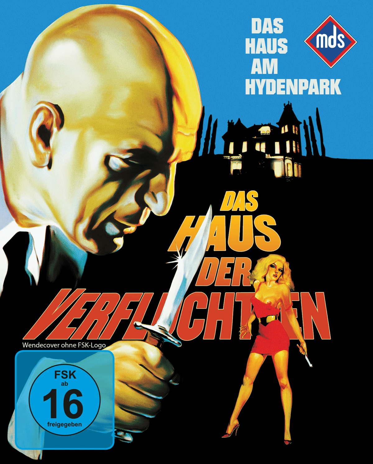 Das Haus der Verfluchten Limited 222 in Scanavo Full-Sleeve Box (Blu-ray + DVD) RETRO