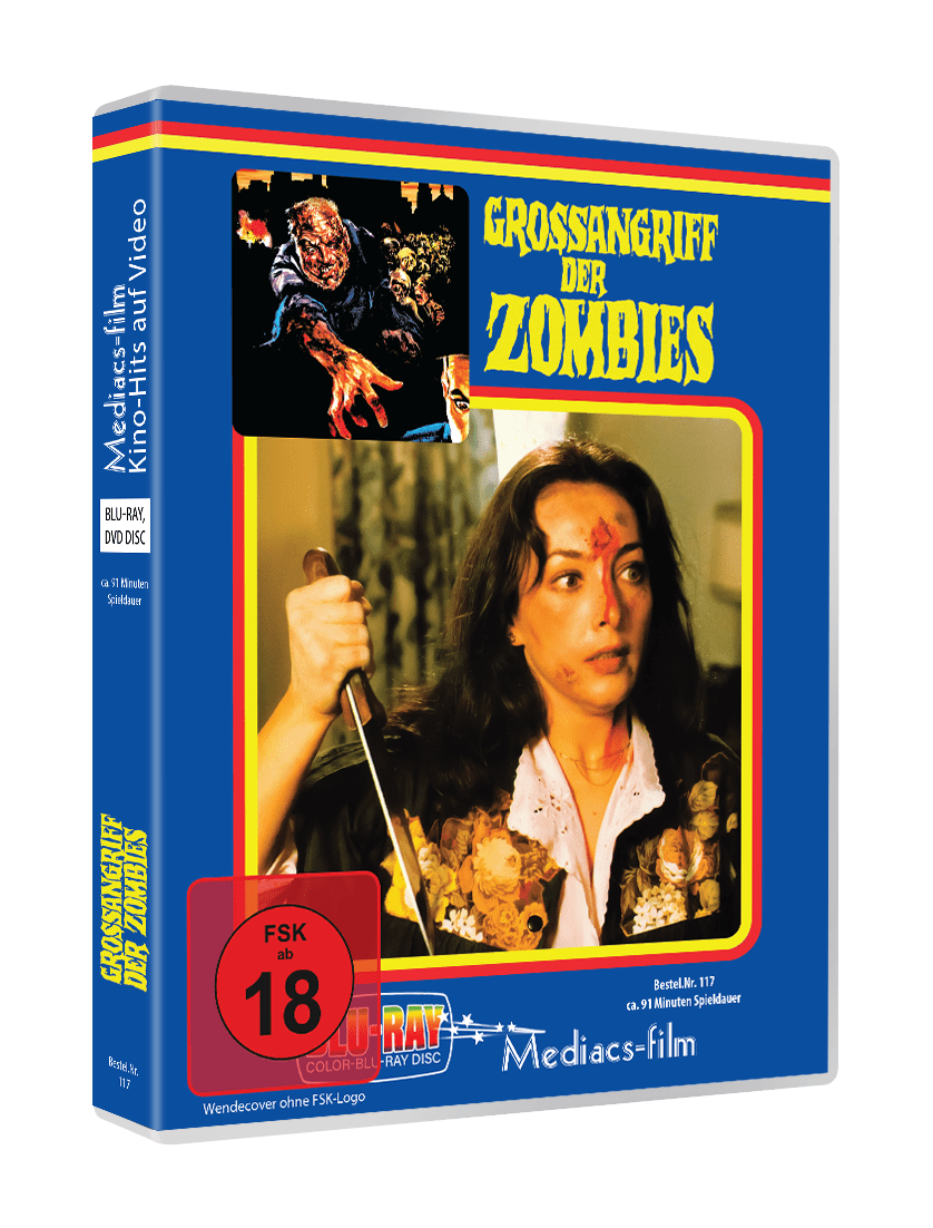 Grossangriff der Zombies  Limited 222 in Scanavo Full-Sleeve Box (Blu-ray + DVD) RETRO