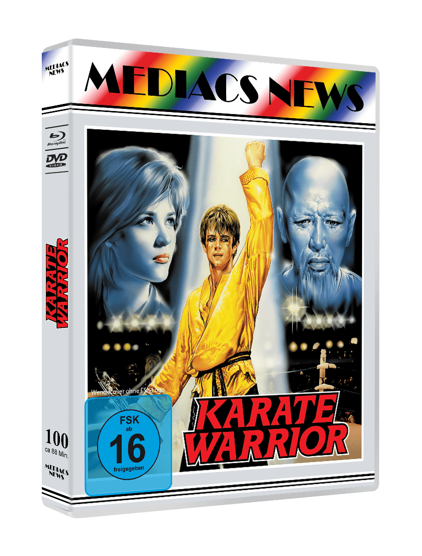 Karate Warrior Limited 222 in Scanavo Full-Sleeve Box (Blu-ray + DVD) RETRO