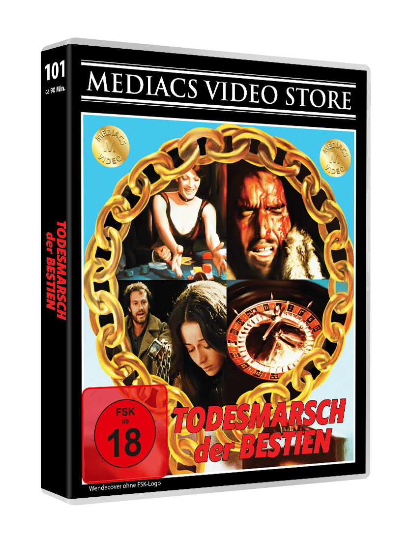 Todesmarsch der Bestien Limited 222 in Scanavo Full-Sleeve Box (Blu-ray + DVD) RETRO