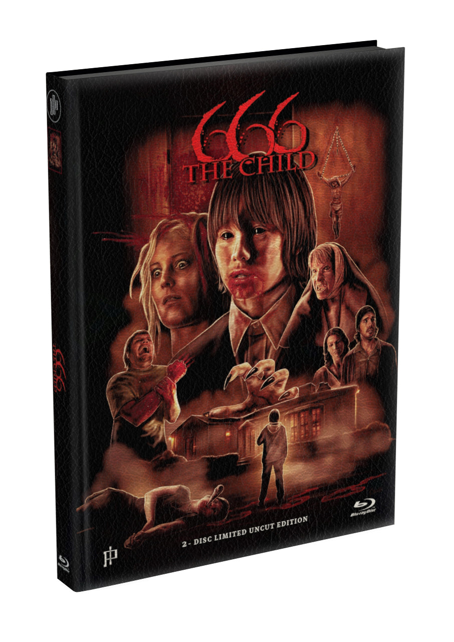 666-The Child  wattiertes Mediabook Cover A limited 99 UNCUT (Blu-ray + DVD)