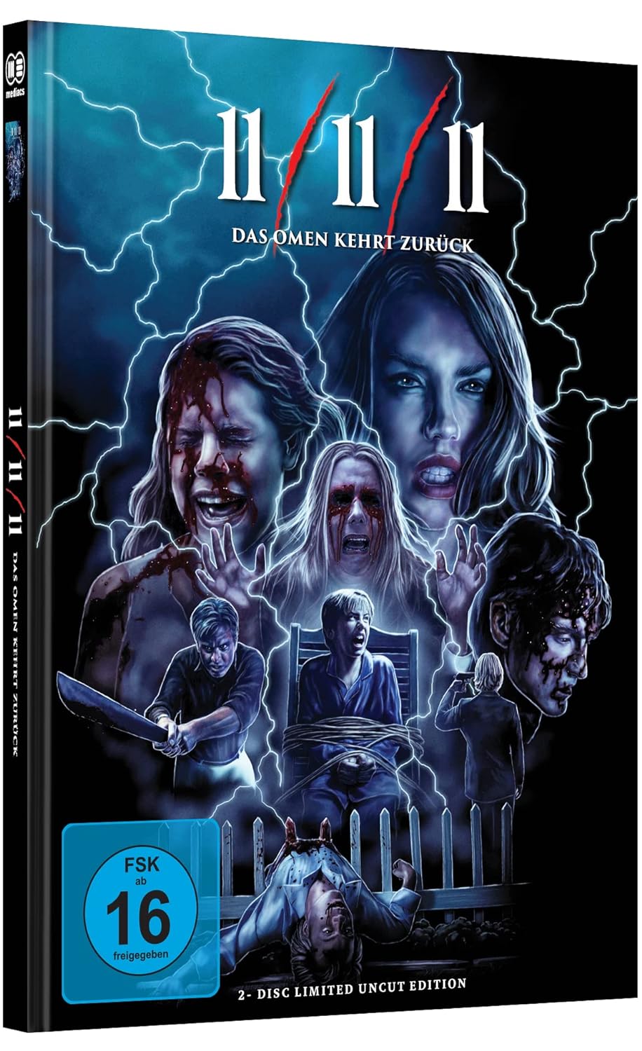 11/11/11-Das Omen kehrt zurück  Mediabook Cover A limited 500 UNCUT (Blu-ray + DVD)